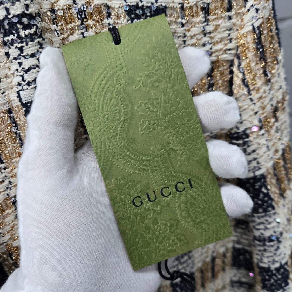 백화점판 / 구찌 루렉스 트위드 자켓 38 상품이미지6