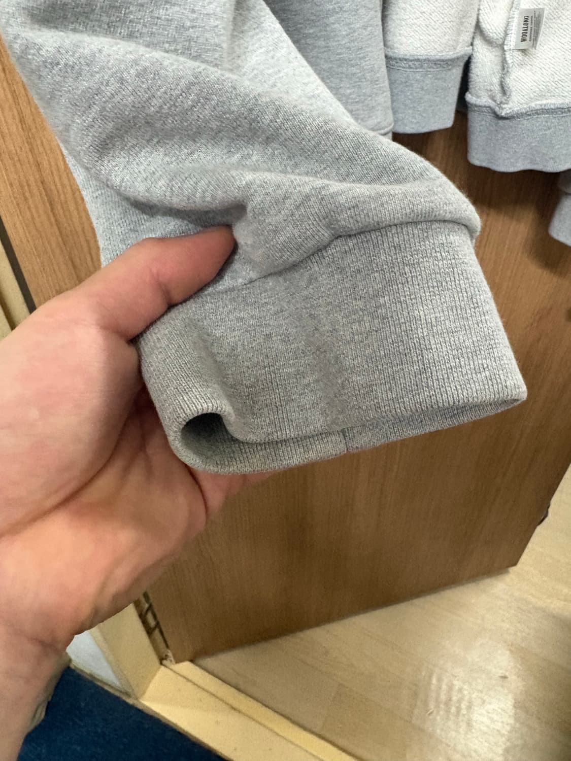 우알롱 후드집업 gray L 상품이미지2