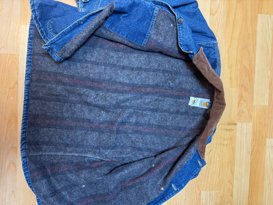 빈티지 칼하트 데님 커버올 초어자켓 105이상 상품이미지4