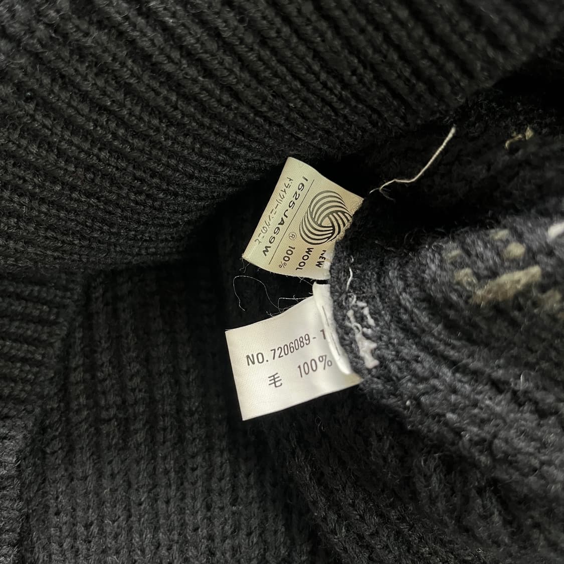 90s LAMATTA 빈티지 울100 가디건(실측확인) 상품이미지4