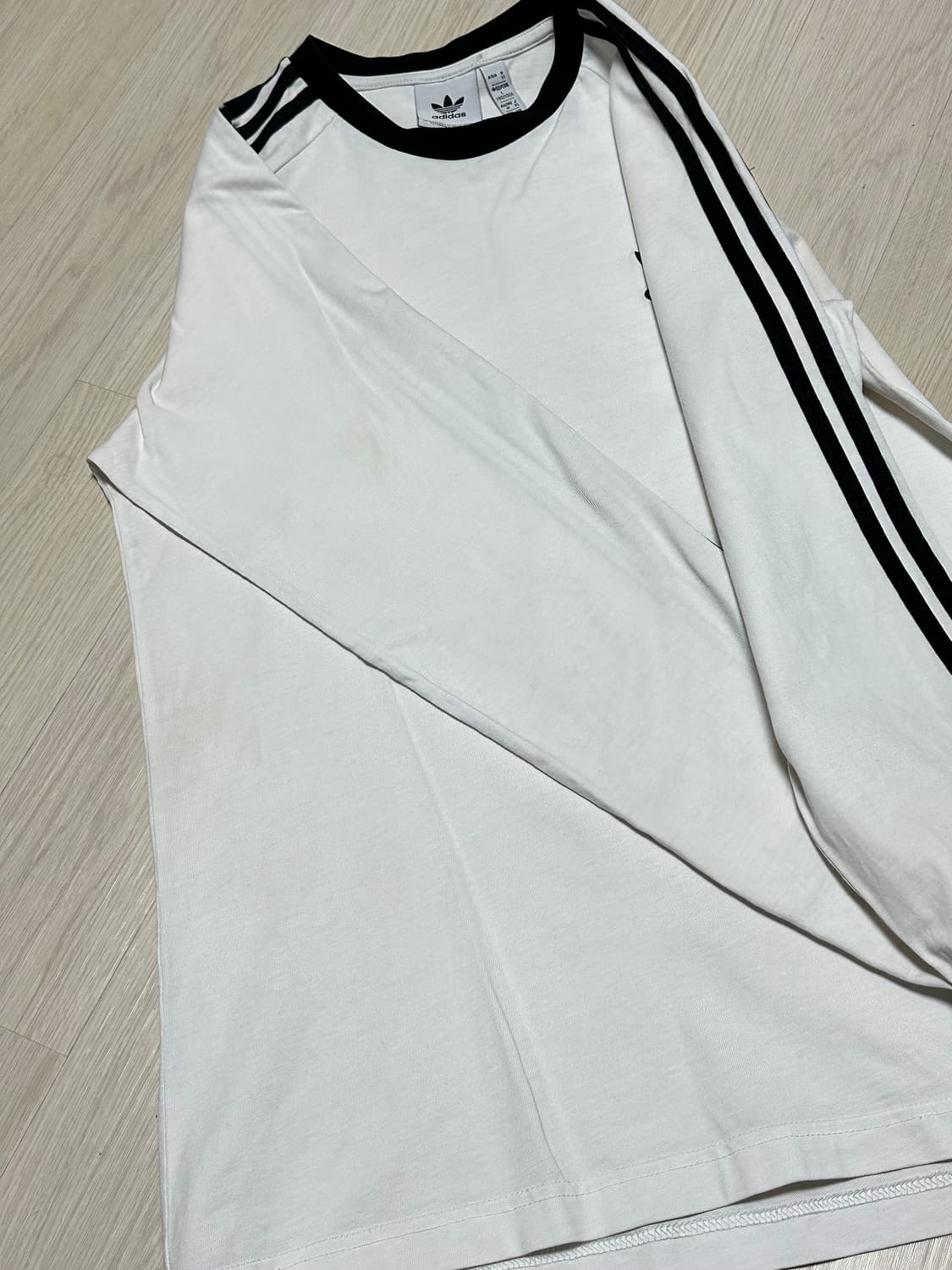 아디다스 ADIDAS 파이어버드 스포티 사이드라인 롱슬리브 화이트 상품이미지6