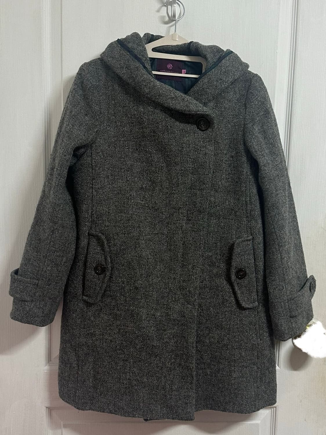 어스뮤직 그레이 코트 모리걸 도쿄걸 상품이미지1