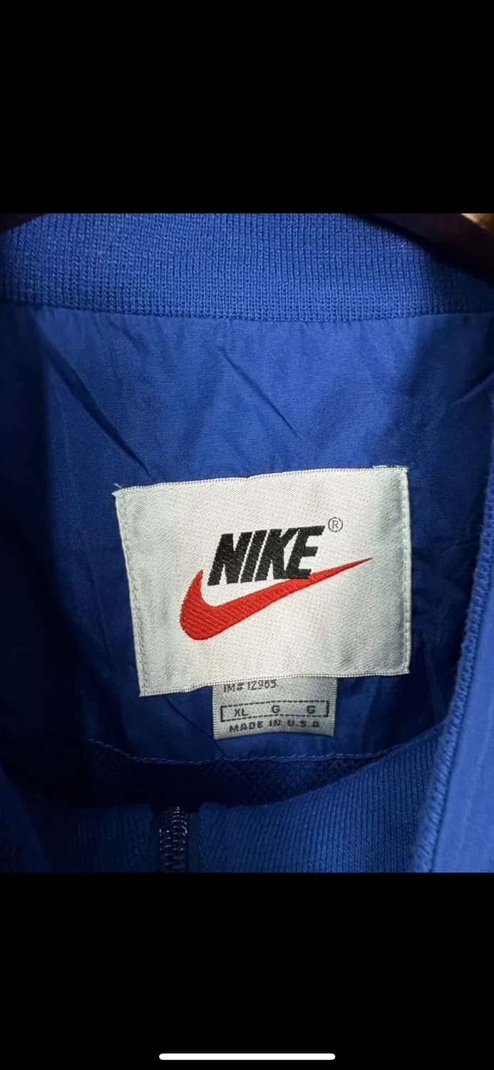 나이키 스우시 아노락 블루 반집업 자켓 H2320 상품이미지5