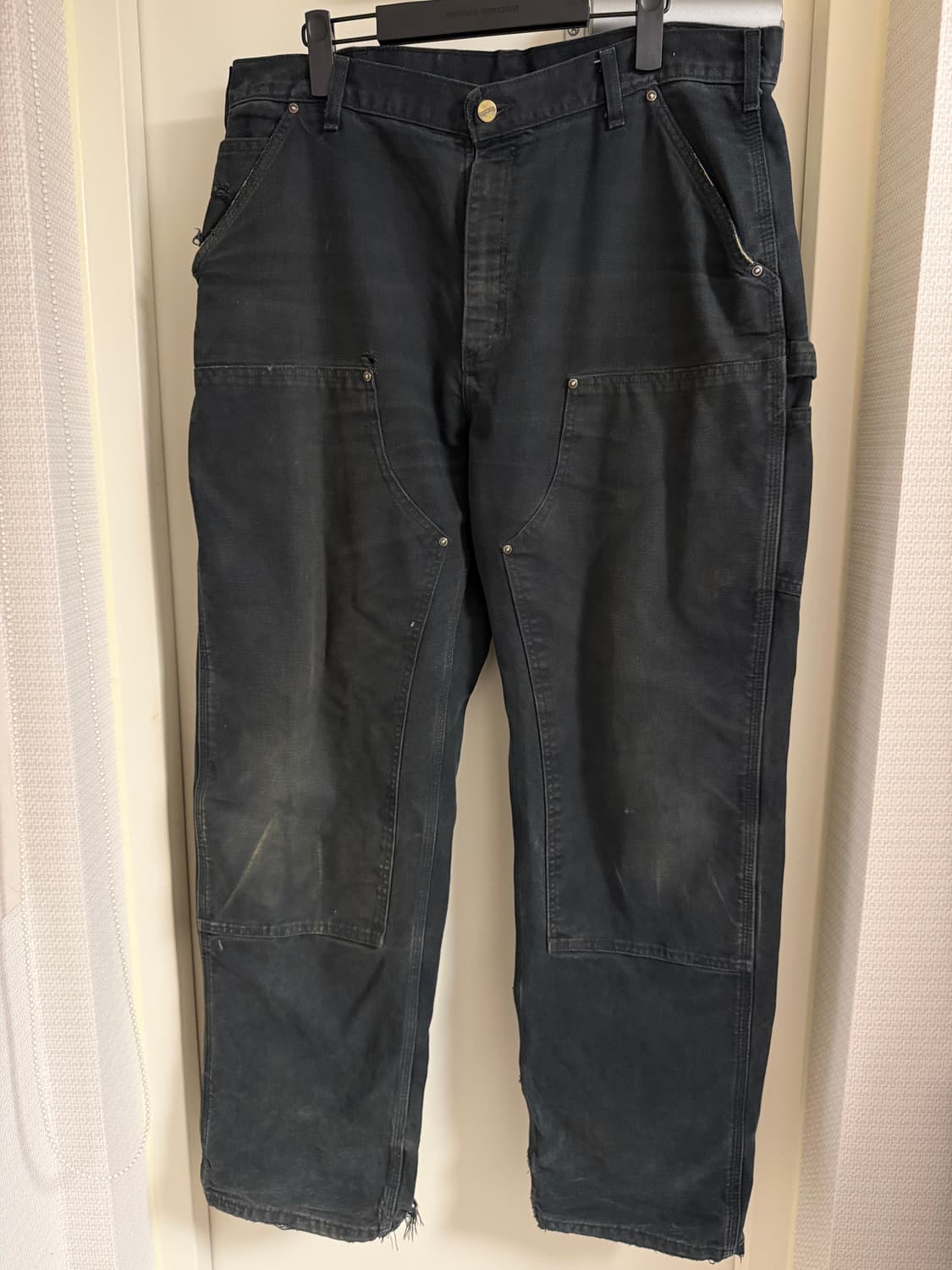 킬하트 00s 더블니 팬츠 블랙 상품이미지1