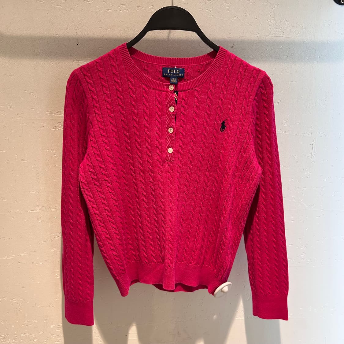 Polo Ralph Lauren Pink Cable Knit 상품이미지6