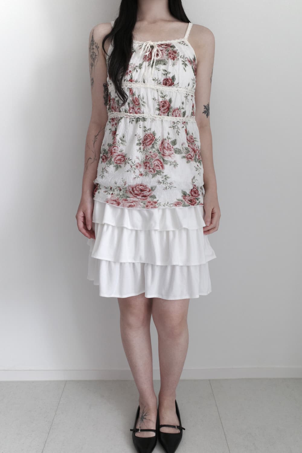 lace flower sleeveless 상품이미지7
