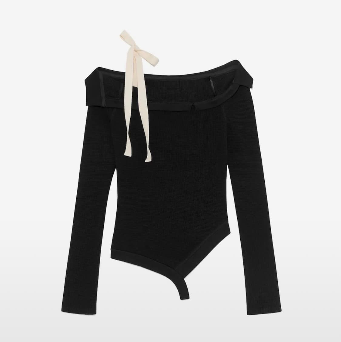 글로니 DEMI CUTOUT LONG SLEEVE (BLACK) 상품이미지2