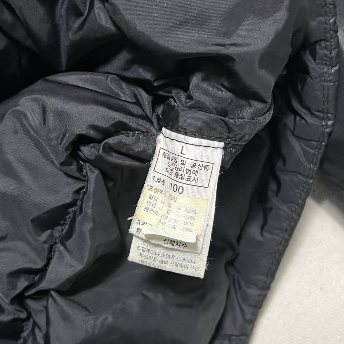 100 노스페이스 눕시 700 구스다운 블랙 패딩 상품이미지5