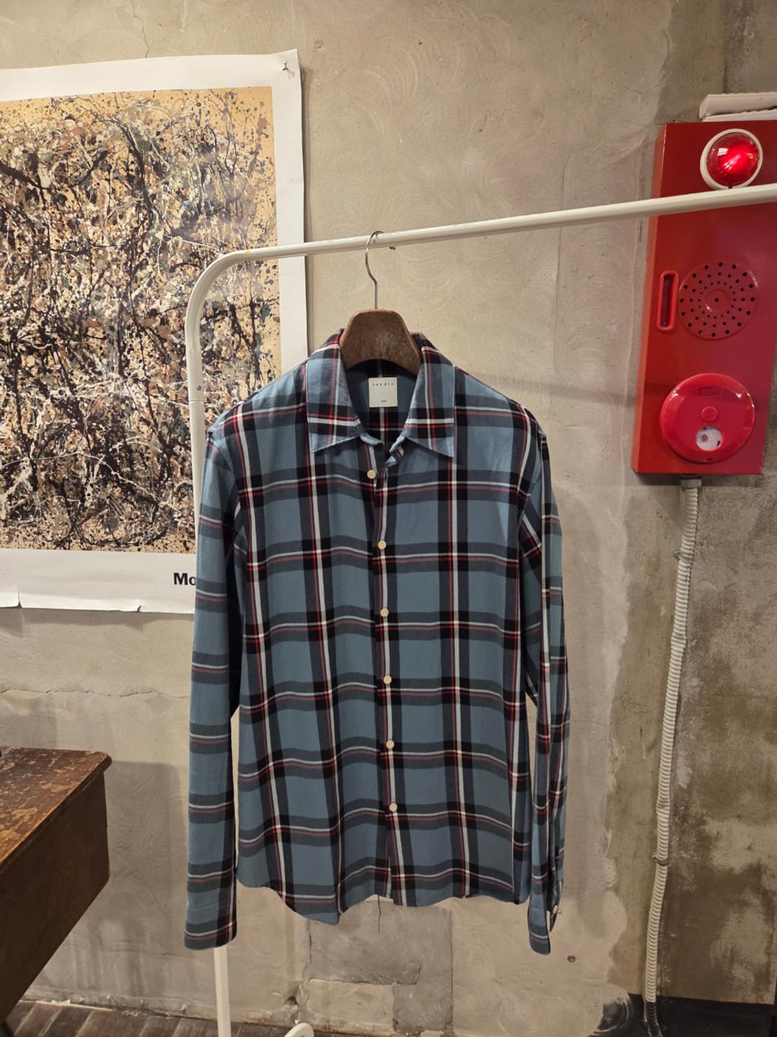 산드로 플란넬셔츠 상품이미지6