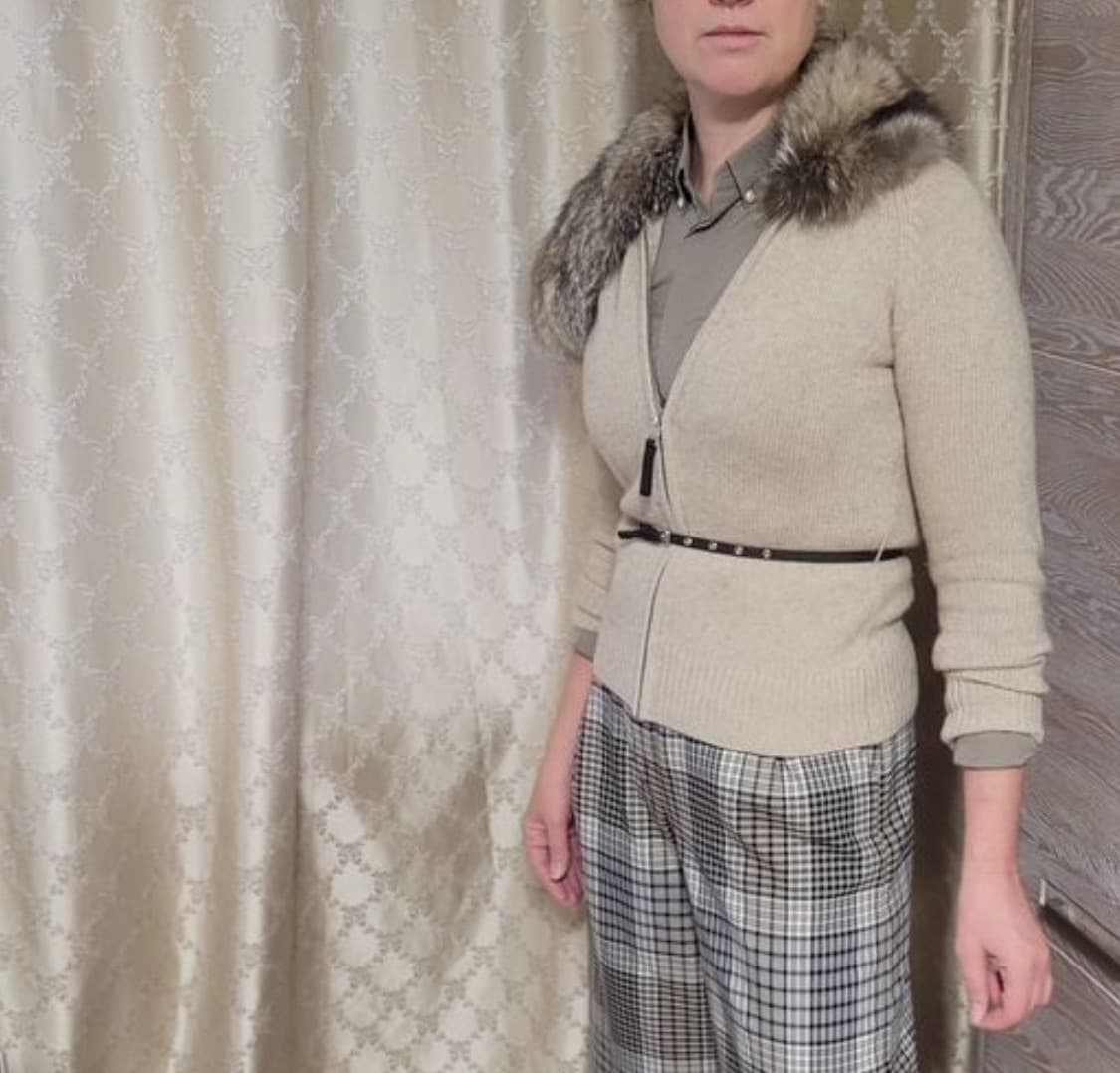 PRADA 프라다 집업 니팅 벨티드 재킷(40 사이즈)해외발송 상품이미지4