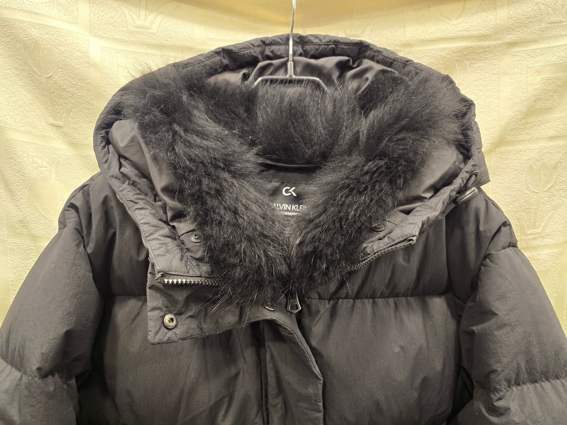 캘빈클라인 블랙 여성 구스다운 패딩 L(77) 상품이미지2
