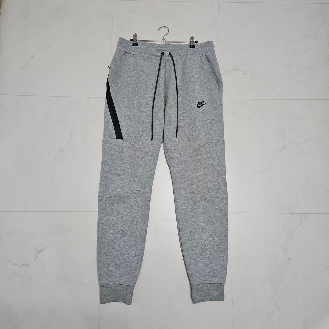 L 나이키 테크플리스 트레이닝 조거팬츠 그레이 상품이미지1