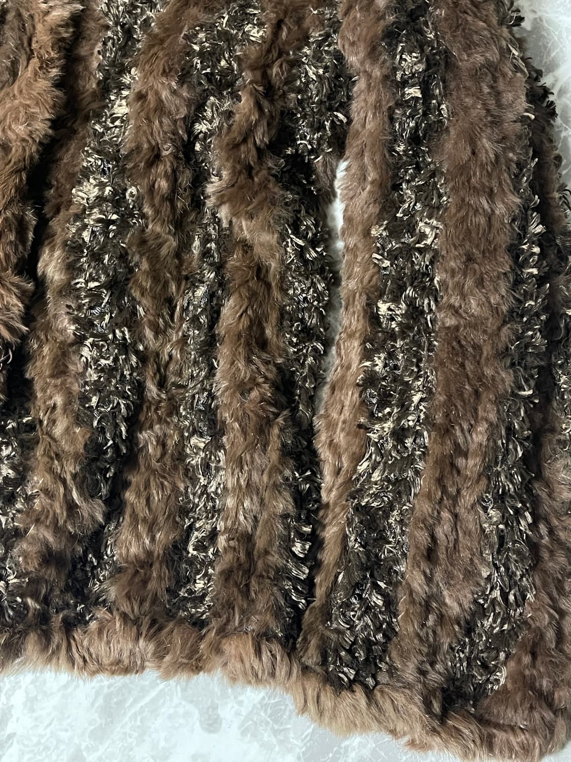 grunge fur jacket 상품이미지3