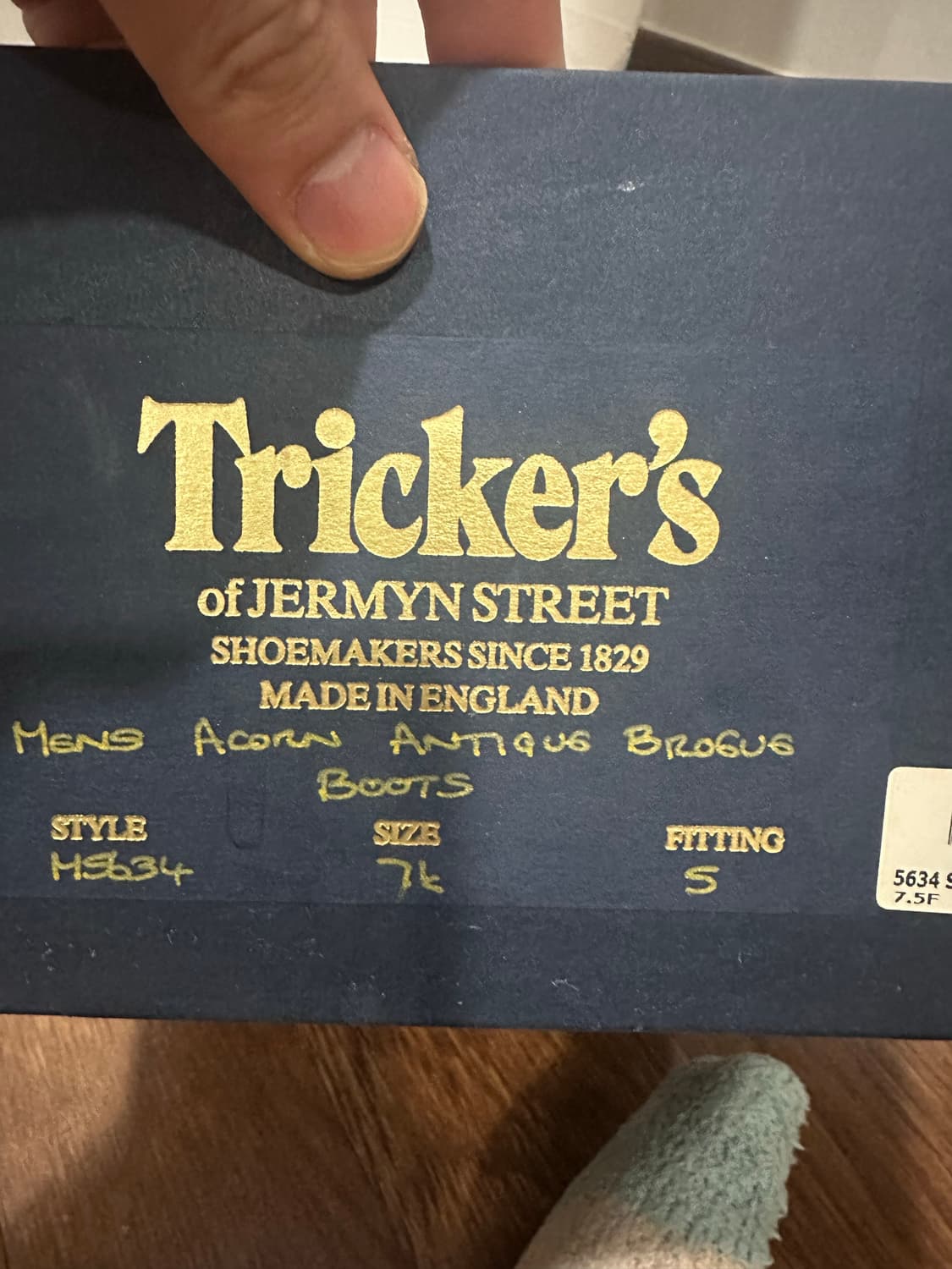 트리커즈 스토우 아콘 7.5UK 새상품 상품이미지5