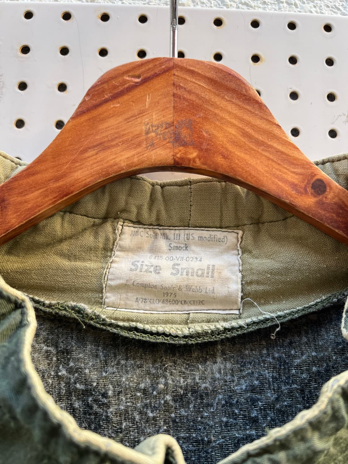 70s BRITISH ARMY 오리지널밀리터리 스목파카 아노락파카 상품이미지6