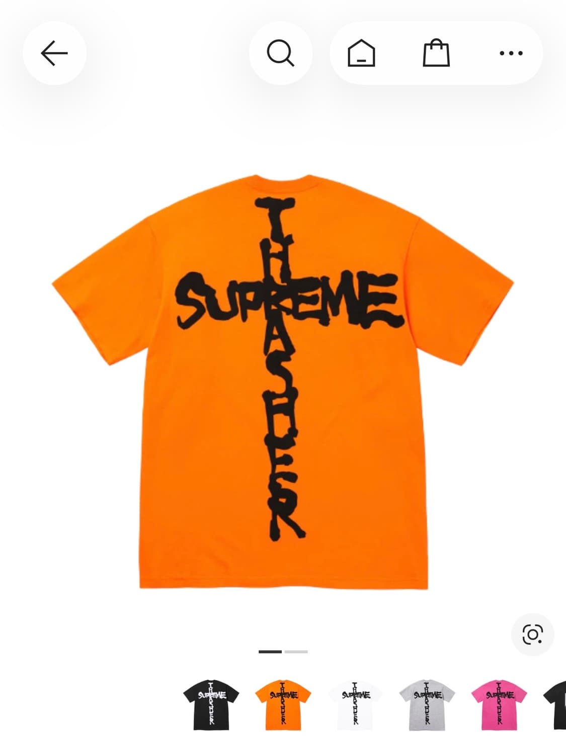 24fw 슈프림 X 트레셔 반팔 상품이미지1