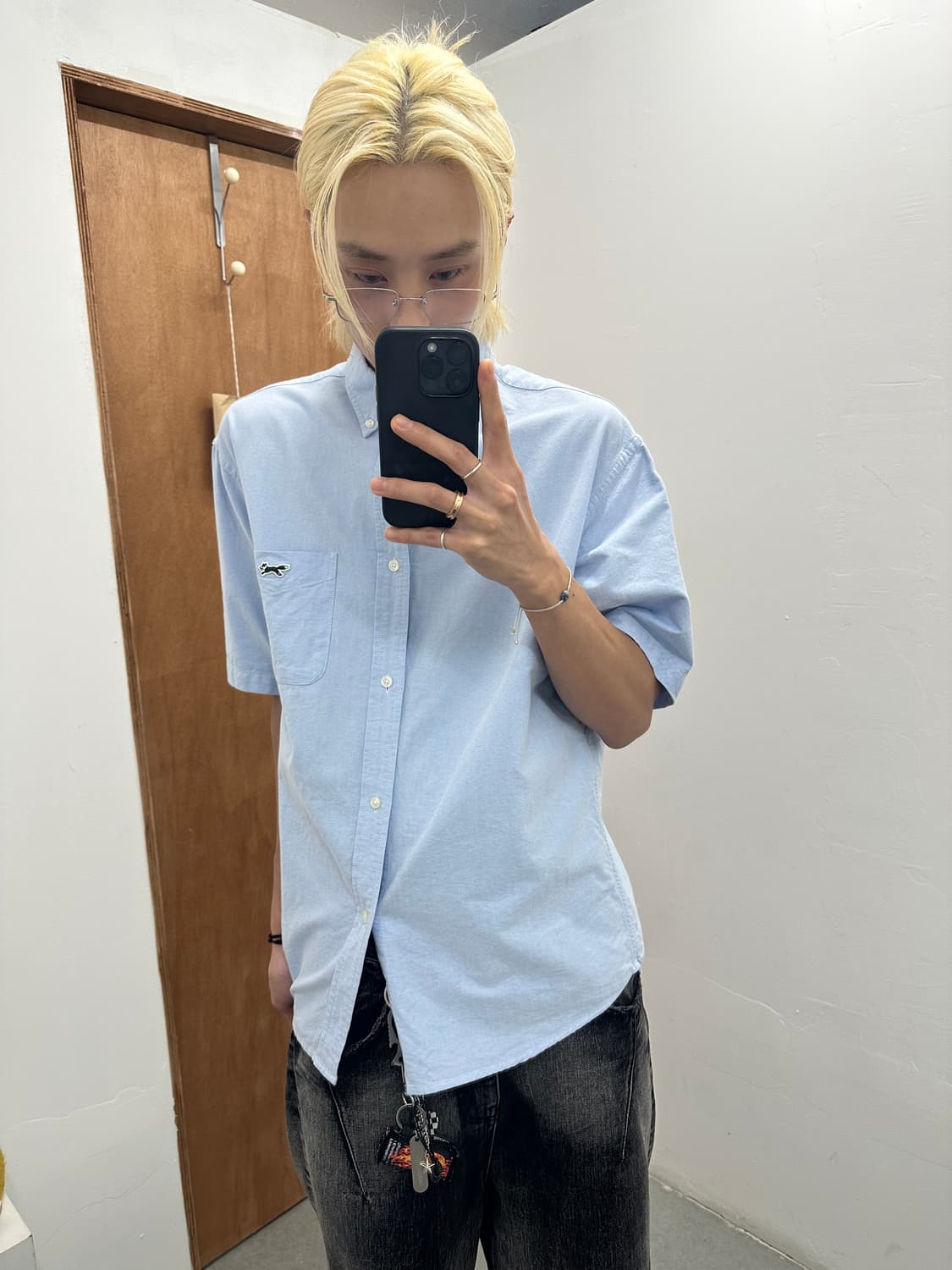 FREAK'S STORE × TOWN CRAFT S/S B.D Shirt 상품이미지1
