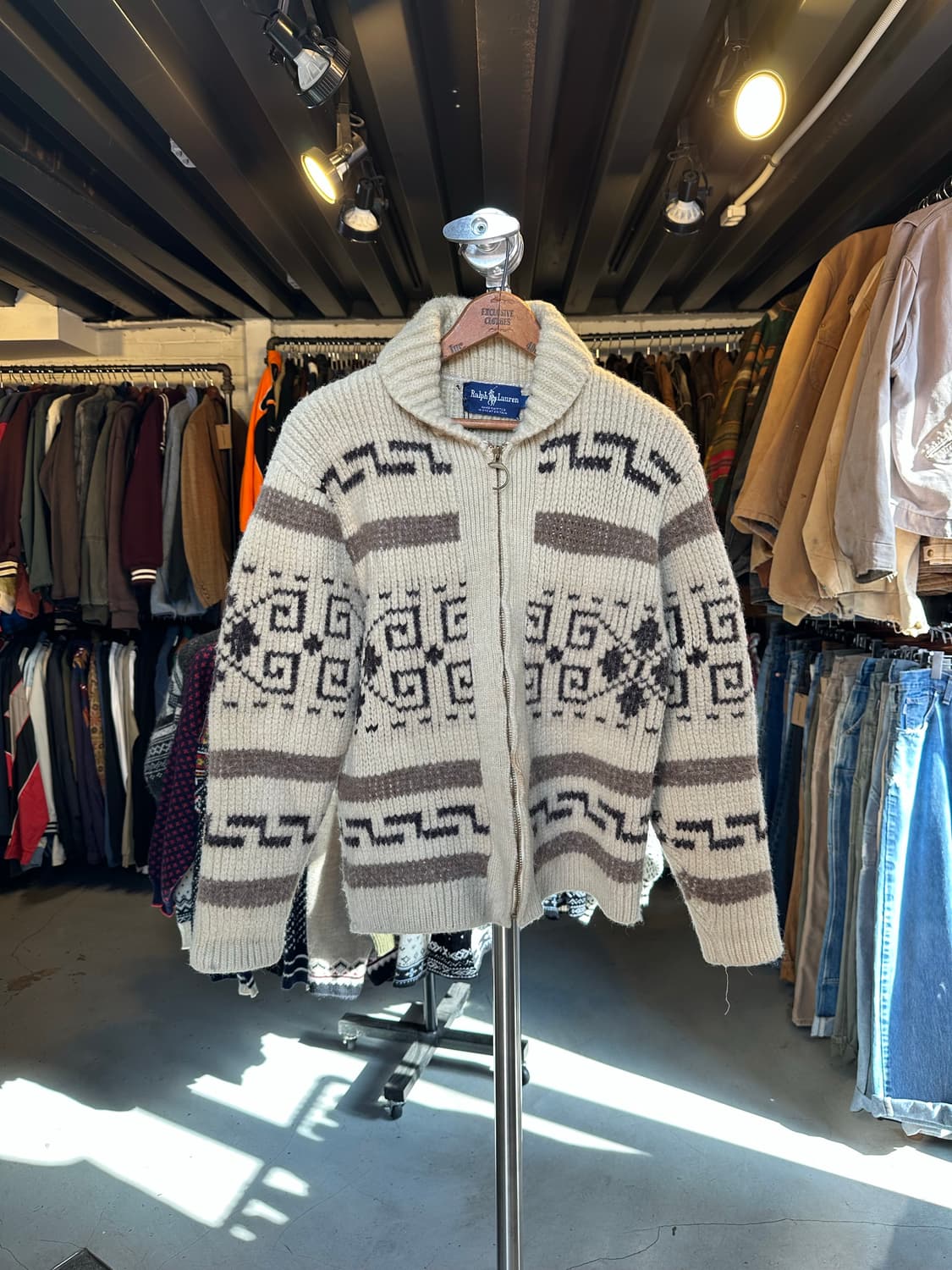 80-90s 폴로 랄프로렌 헤비 울 코위찬 스웨터 우먼스 상품이미지1