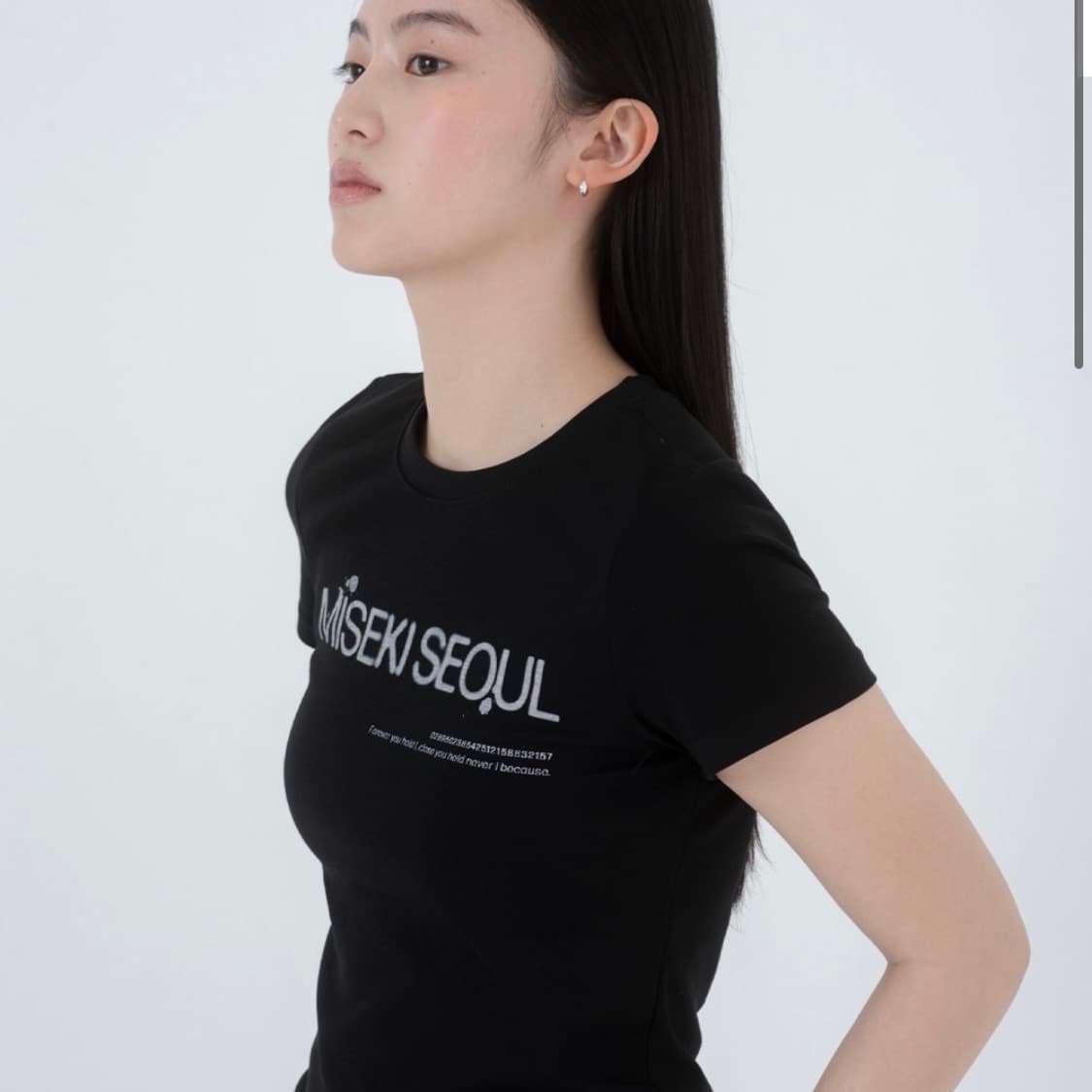 미세키서울 로고 숏 슬리브 상품이미지2