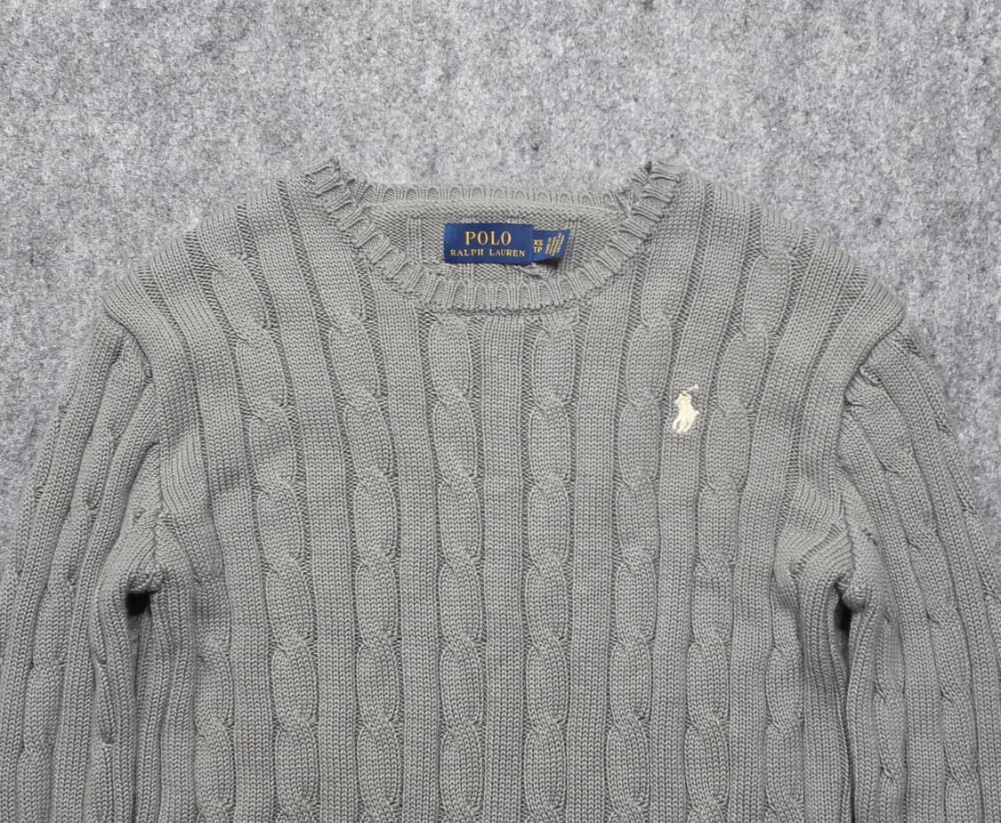 폴로 랄프로렌 캐이블 꽈배기 니트 XS 상품이미지3
