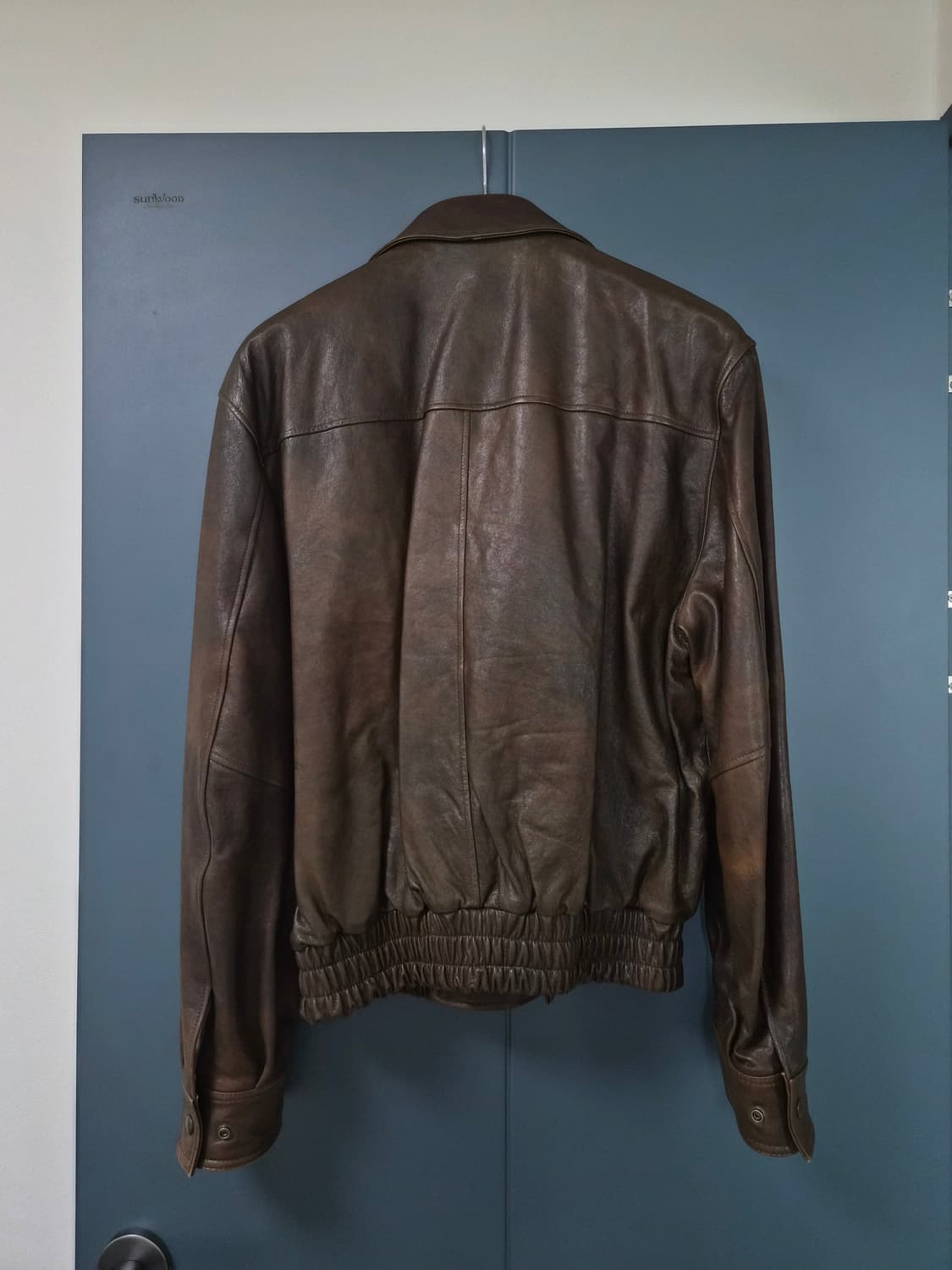 쿠어 베지터블 레더 A2 A-2 자켓 브라운 M사이즈 상품이미지2