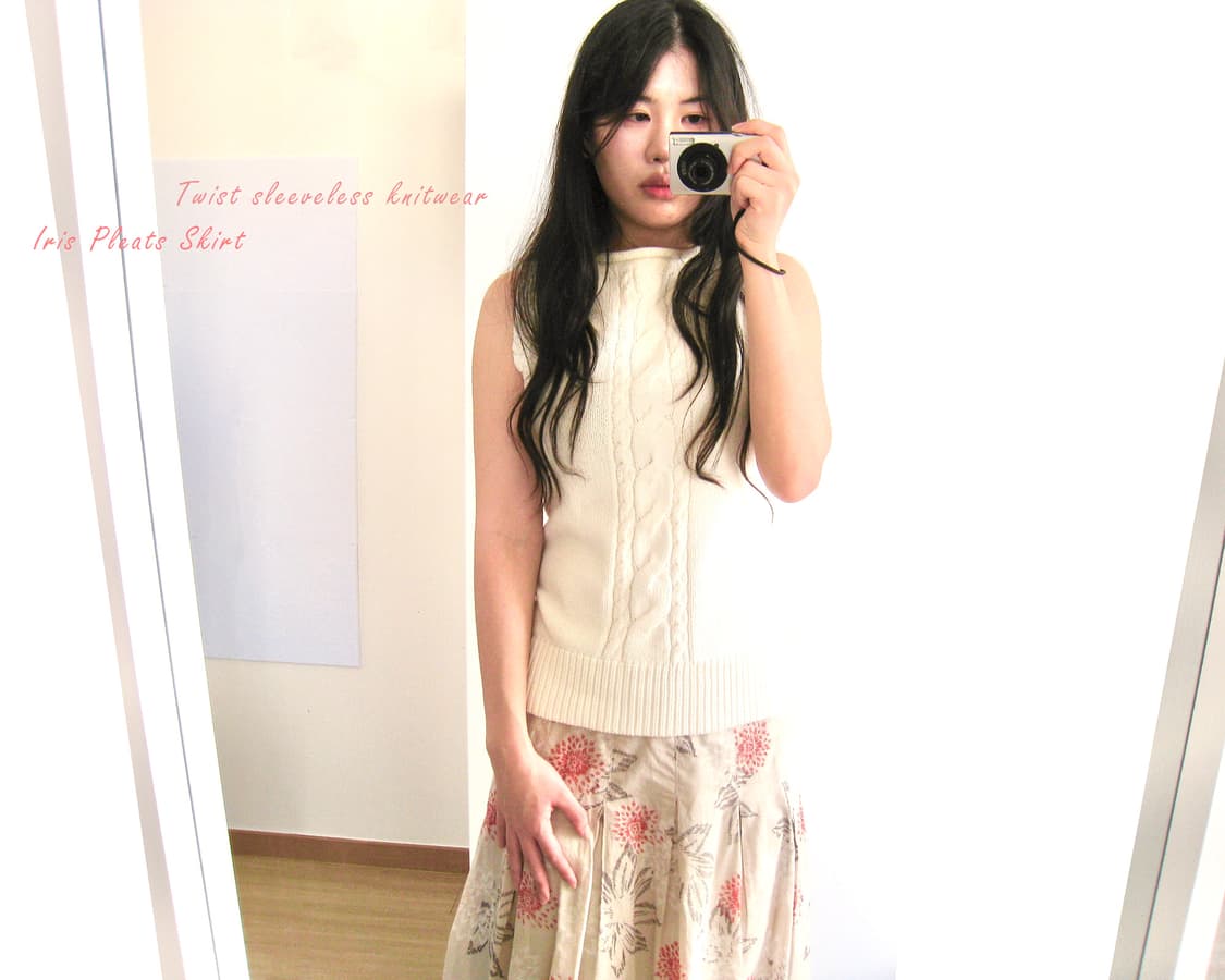 아이리스 플리츠 스커트 🍎 상품이미지3