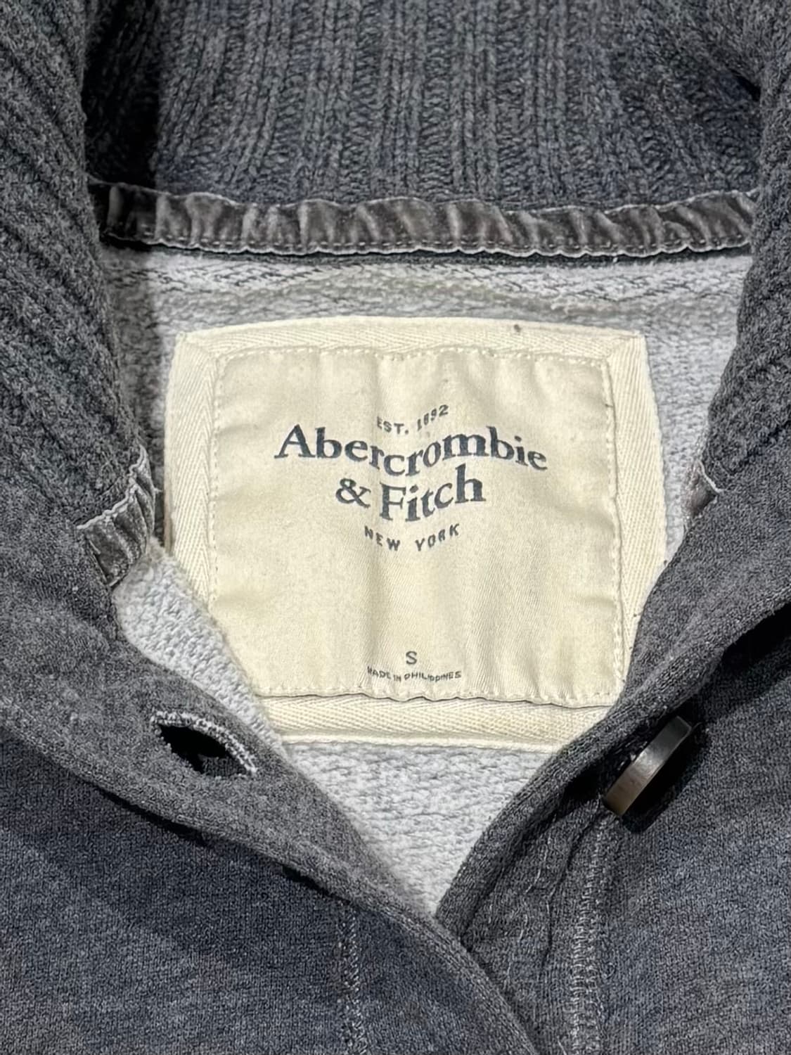 아베크롬비 그레이 버튼 집업 상품이미지7