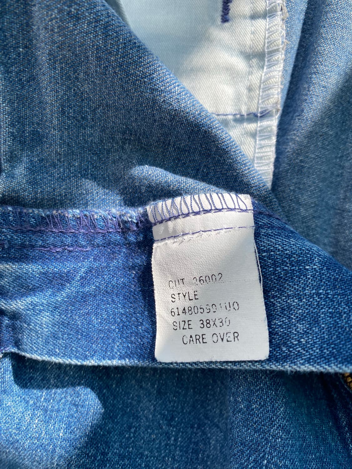 90s 폴로 랄프 로렌 투턱 플리츠 데님 38x30 usa 상품이미지3