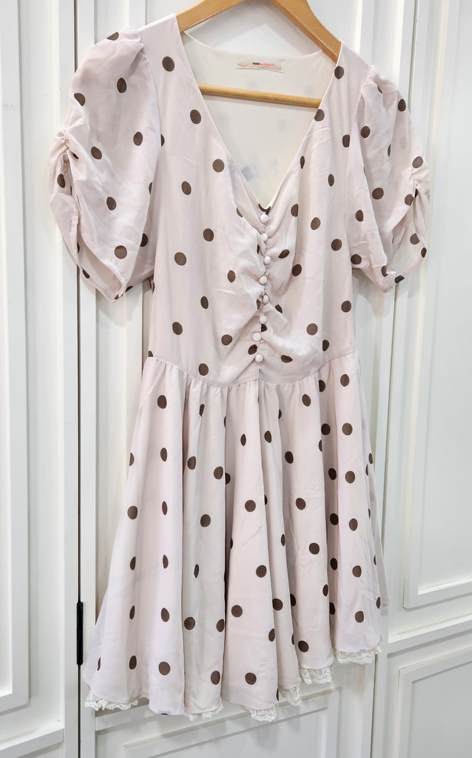 SNIDEL(스나이델) 도트 퍼프 원피스 상품이미지3