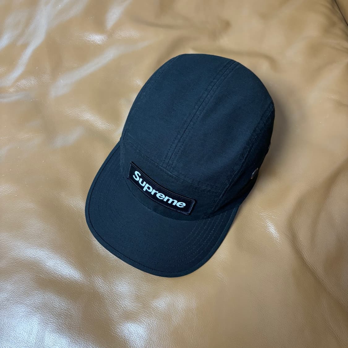 슈프림 캠프캡 모자 박스로고 23fw 밀리터리 블랙 상품이미지6