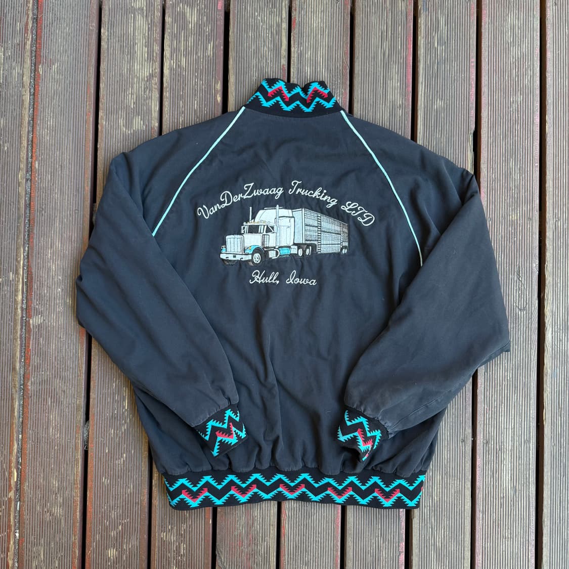 WESTARK 블랙 패턴 봄버 자켓 Rhonda 상품이미지2