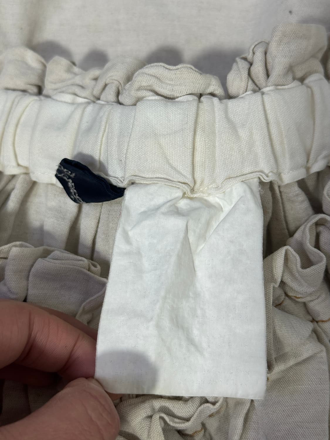 꼼데가르송 트리콧 린넨 플레어 스커트 상품이미지9