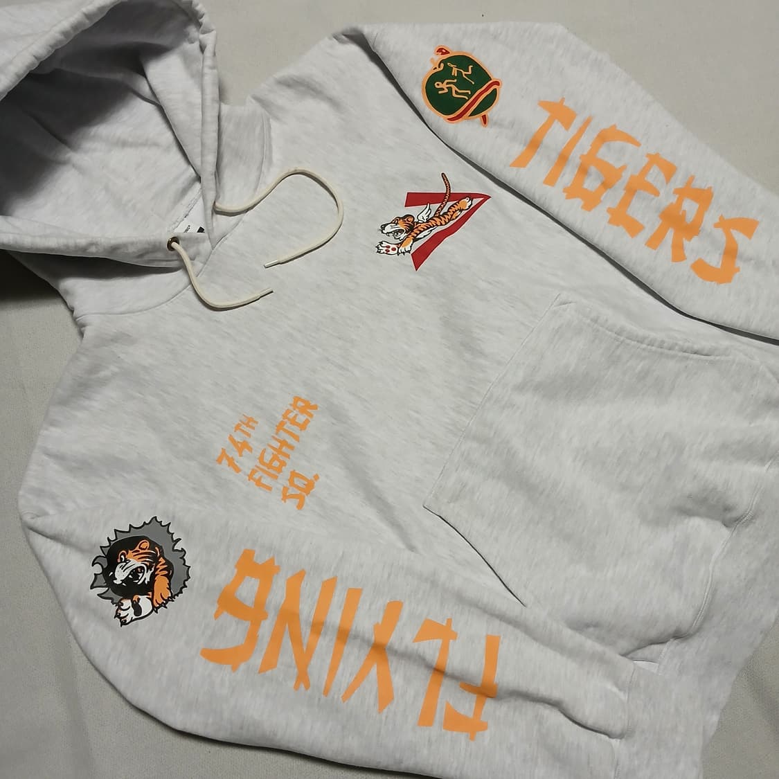 아웃스탠딩 원단 튼튼 호랑이 플라잉타이거 후드티 후디 상품이미지8