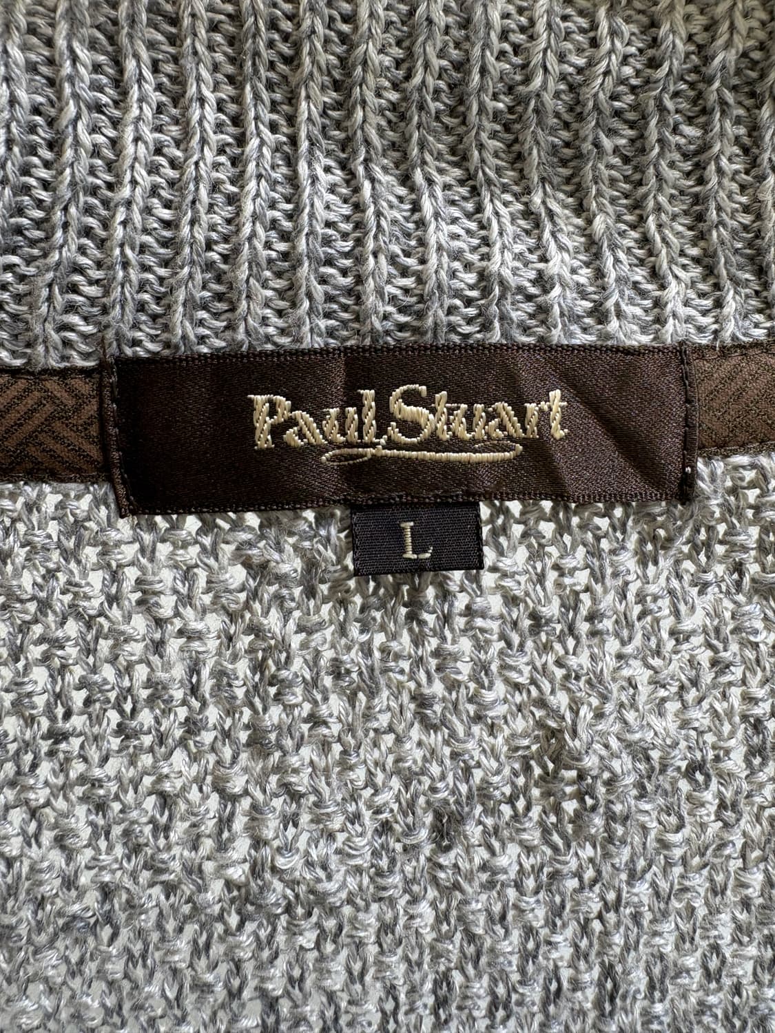 PAUL STUART (Made in Japan) 카라니트 상품이미지6