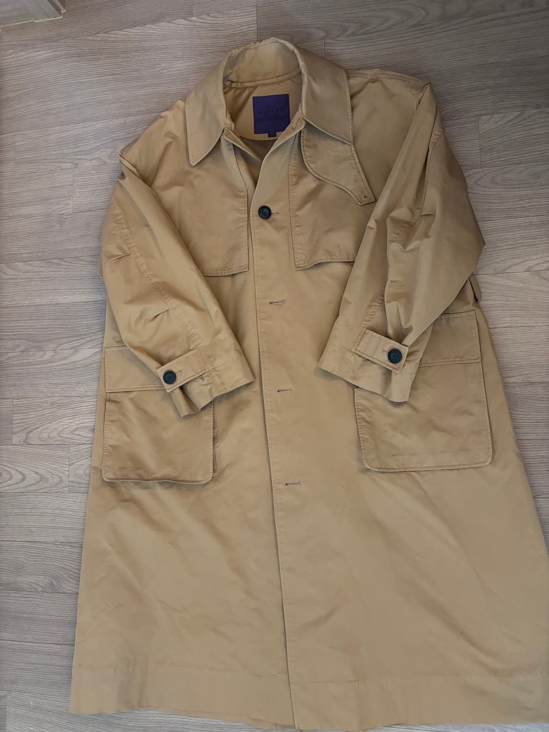 비슬로우 오버핏 야상코트 남성mL 상품이미지3