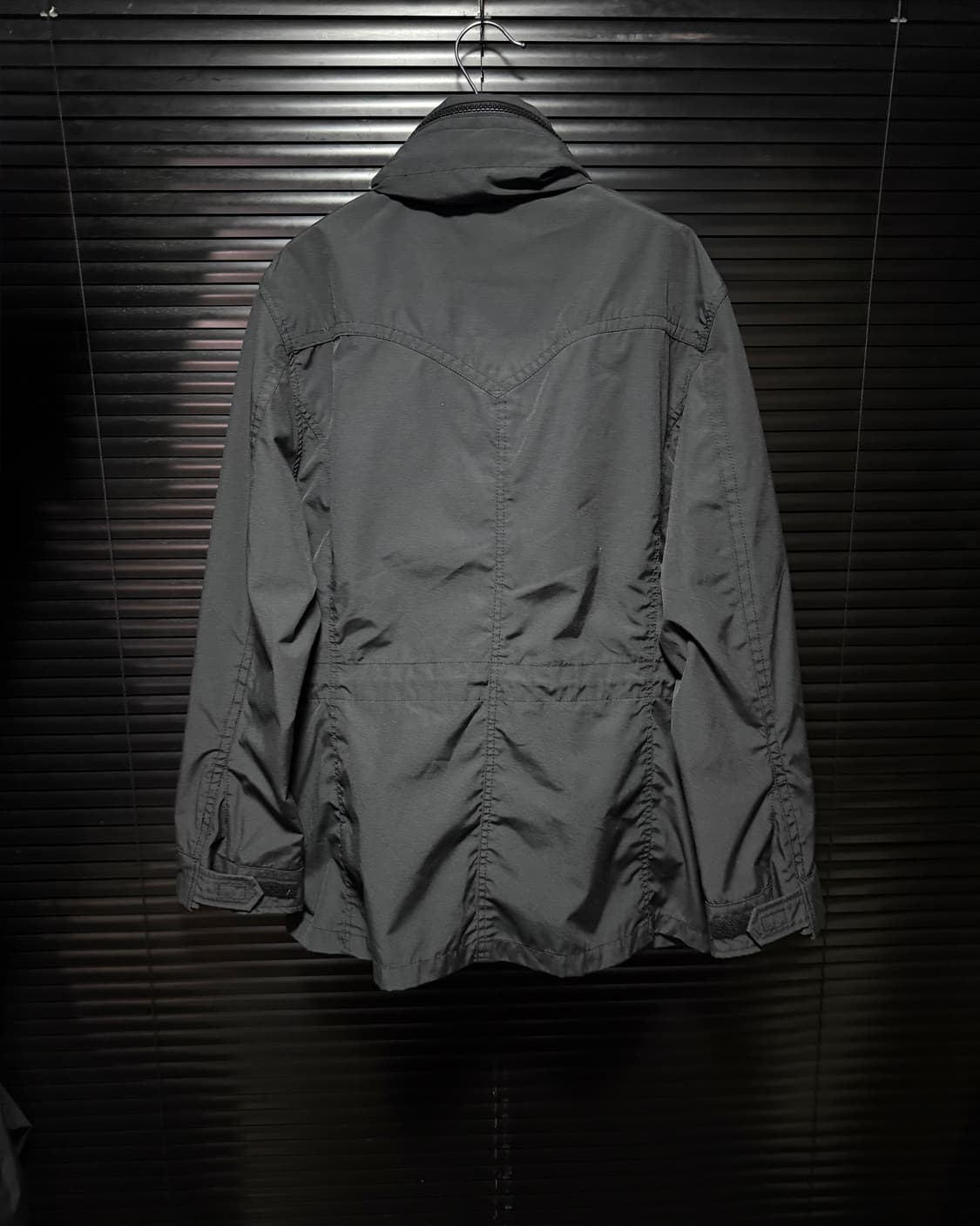 리바이스 야상 사파리 헌팅 자켓 워크 개파카 하이넥 고스 펑크 블랙 L 상품이미지4