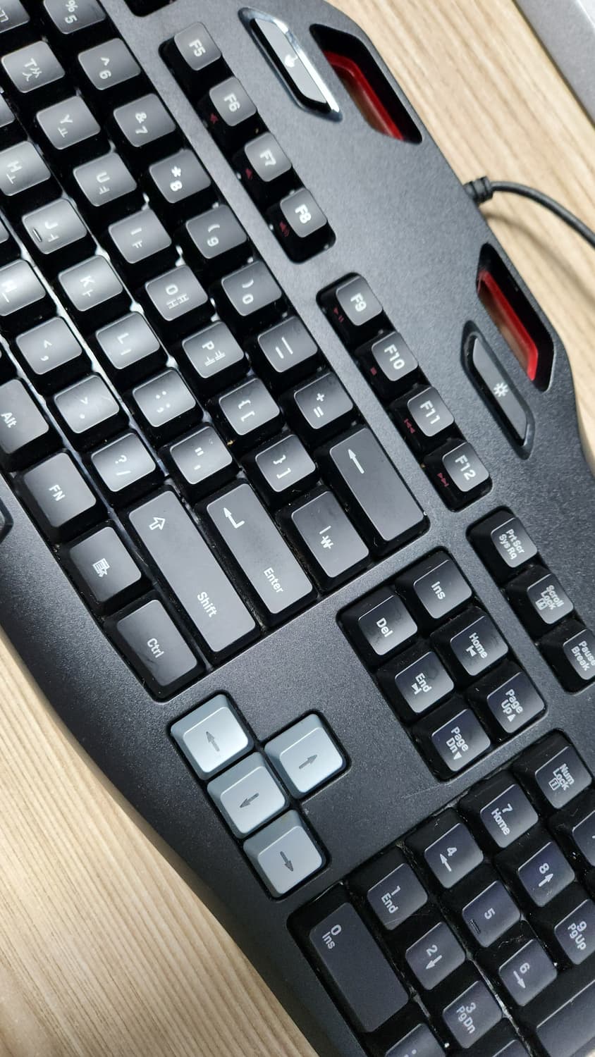 로지텍 G105 게이밍 멤브레인 키보드 급처 / 사무용 키보드 상품이미지10