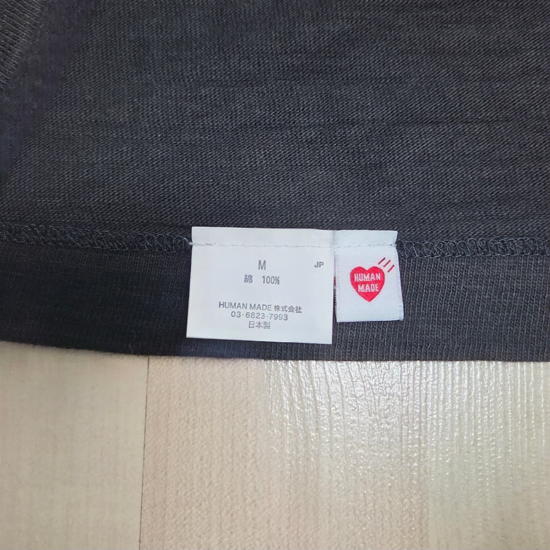 휴먼메이드 반팔 티셔츠 블랙 상품이미지4