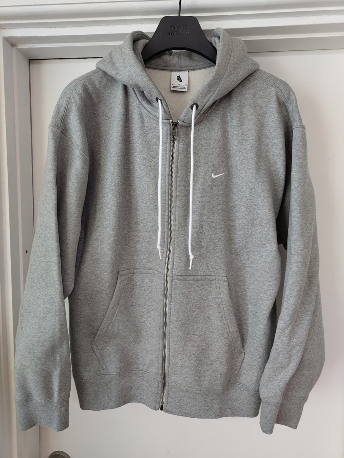 NIKE 솔로스우시 풀집 후디 (헤더그레이) XL 상품이미지1