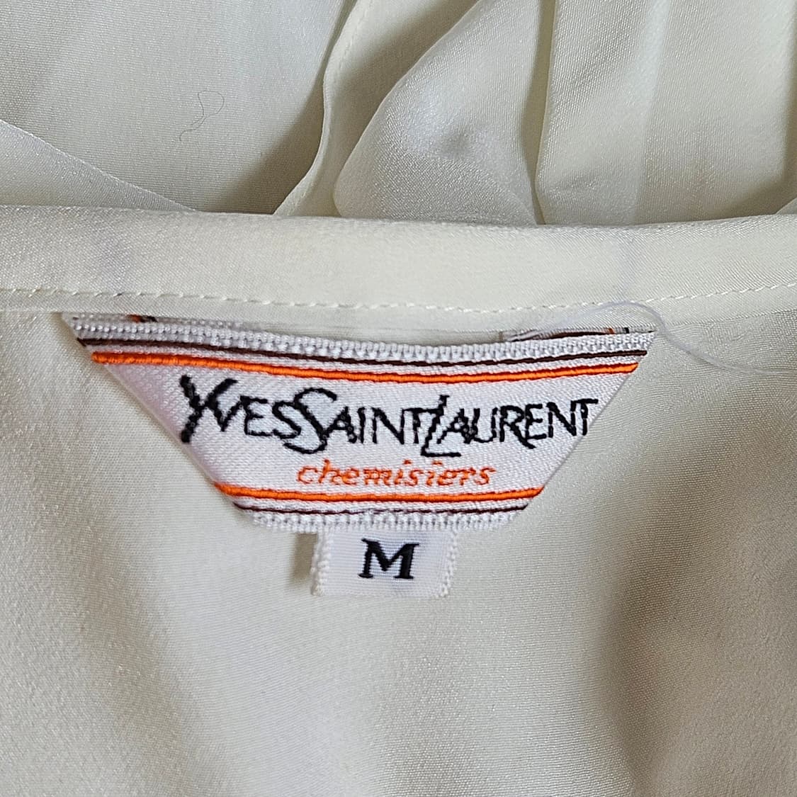입생로랑(YVES SAINT LAURENT) 빈티지 리본 프릴 블라우스 상품이미지8