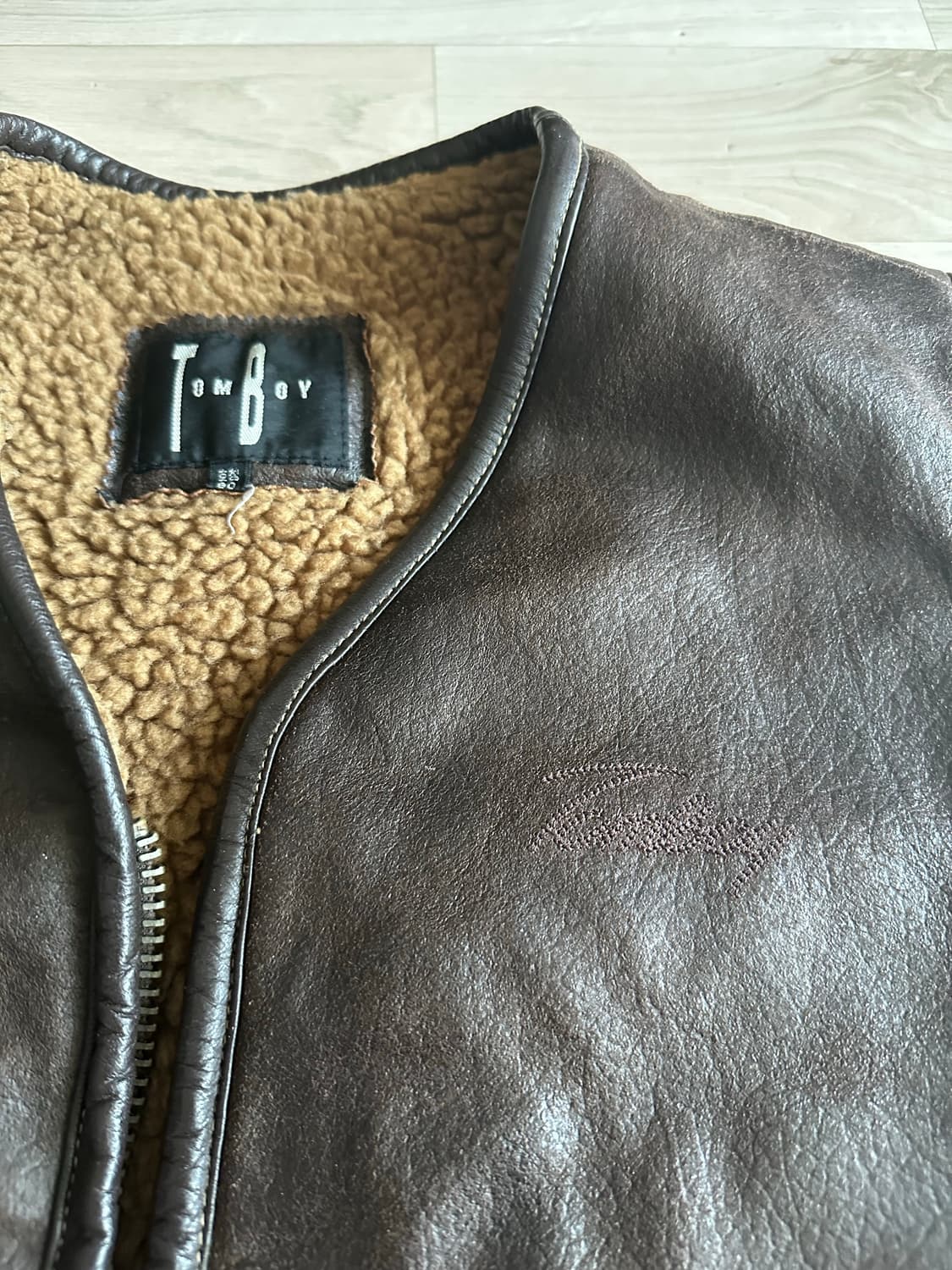 톰보이 가죽레더 베스트 상품이미지5