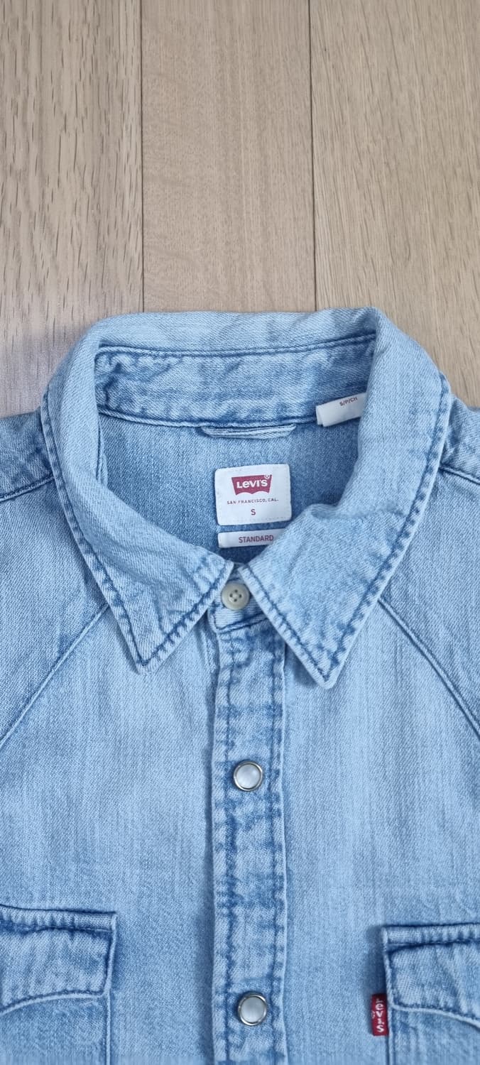 리바이스 바스토우 연청 데님 셔츠 S _ 공용, 여성추천 상품이미지9