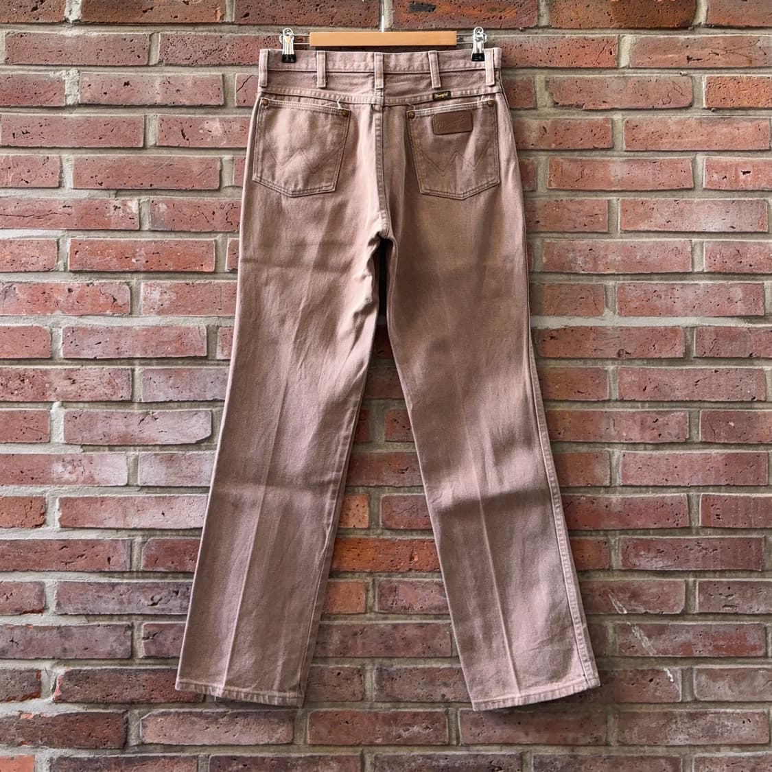90s USA 랭글러 Wrangler 브라운 데님 팬츠 상품이미지7