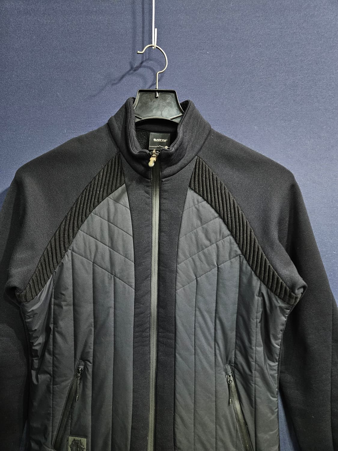 블랙야크 블랙 남성 슬림핏 95 기모 집업자켓  상품이미지7