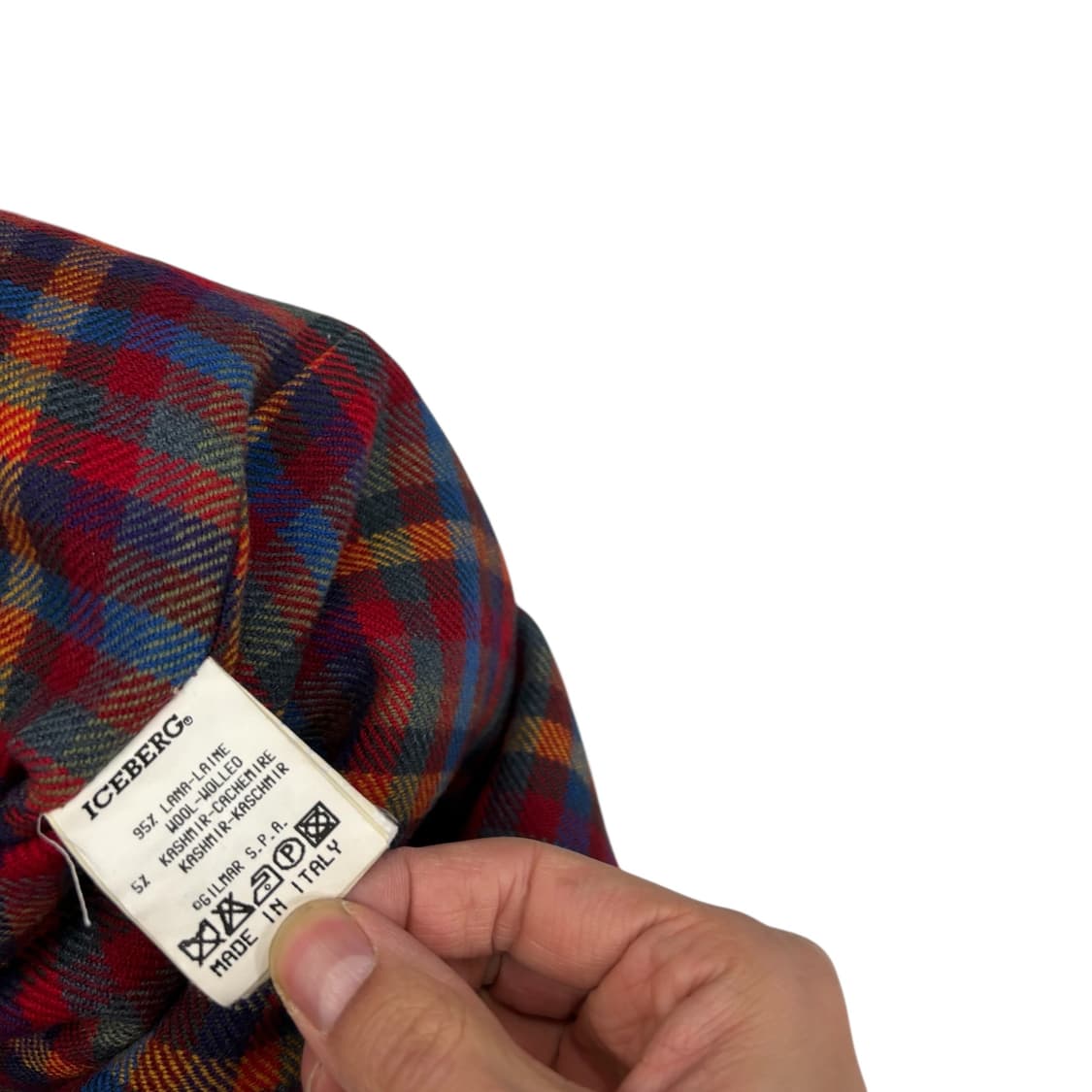 아이스버그 Iceberg 울 하프 코트 자켓 상품이미지4