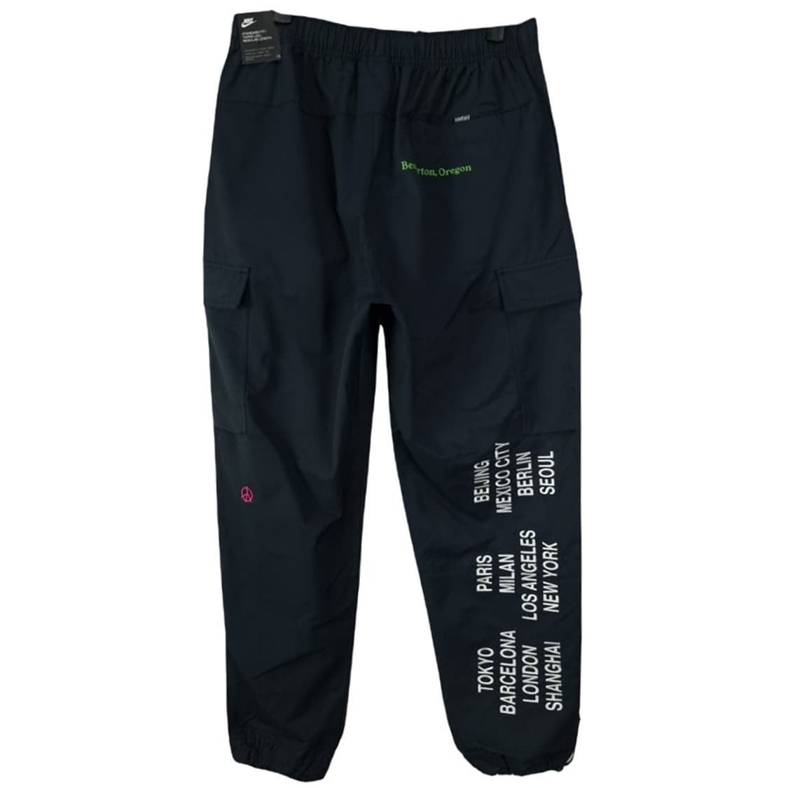 [나이키 (새상품)멀티 자수 스트링 카고 팬츠 블랙 M19427 상품이미지3