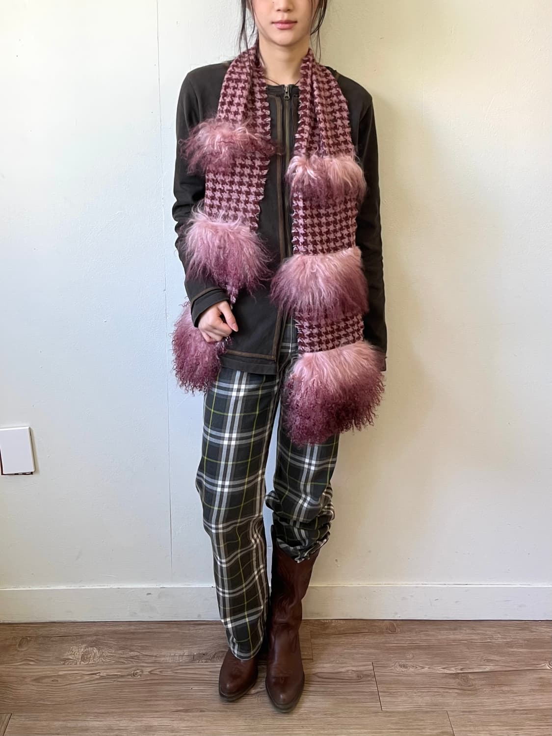 Jouet 그라데이션 퍼 머플러  상품이미지6