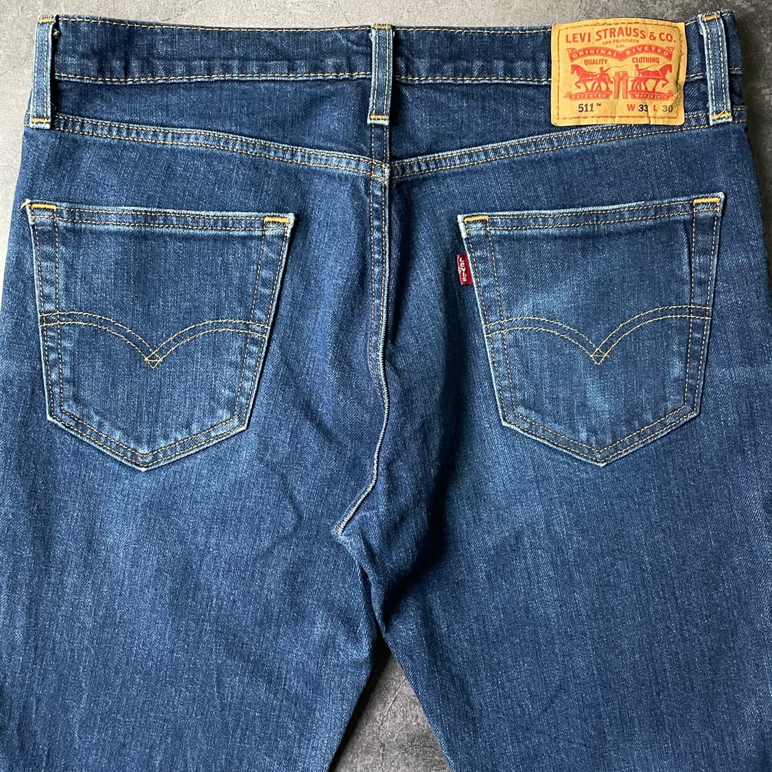 LEVI'S 리바이스511 슬림 스트레이트핏 코튼 데님 팬츠 A00720 상품이미지6