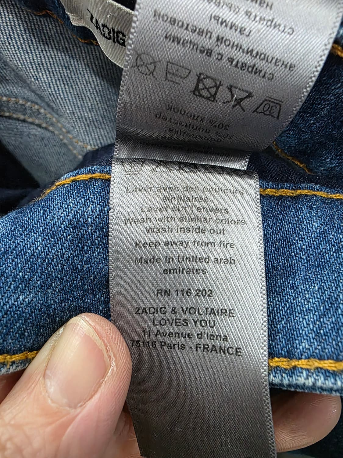 쟈딕앤볼테르 여성 청바지 상품이미지5