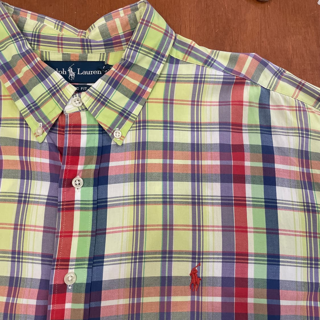 (2XL) POLO 폴로 랄프로렌 체크 셔츠 클래식핏 상품이미지6
